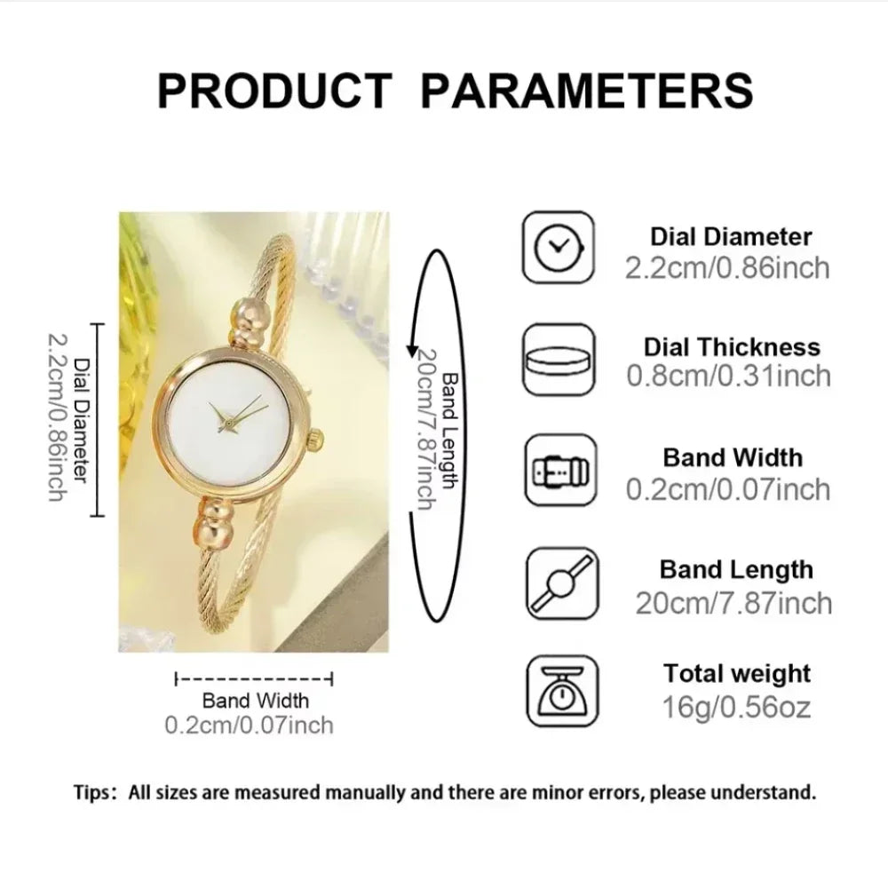 Vivienne Shine – Premium Gold Watch Bracelet