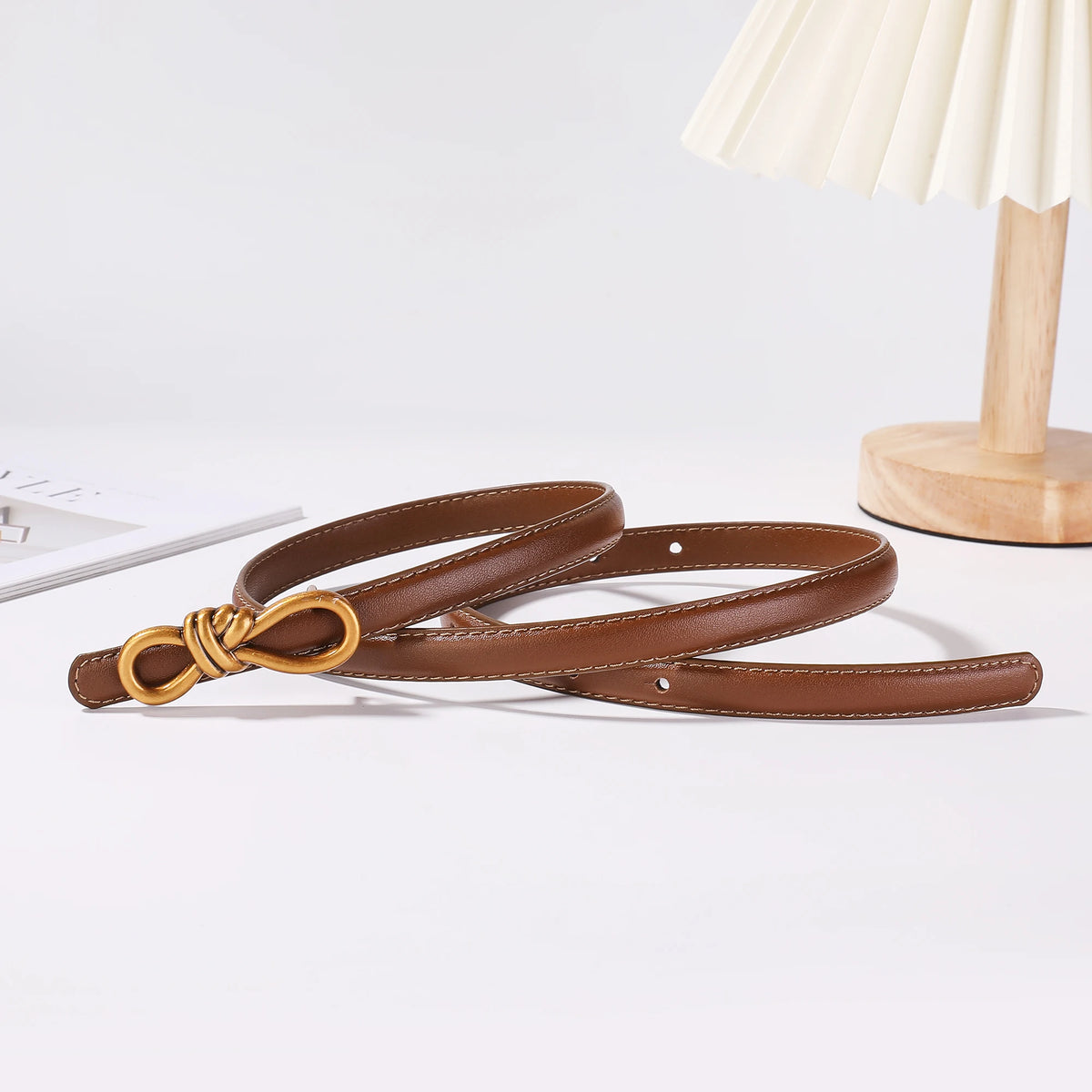 Amara Luxe – Thin Corset-Style Leather Belt