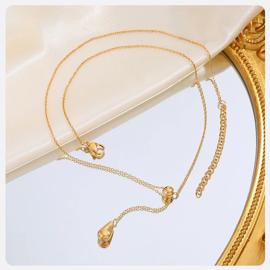 Eterna Drop – Infinite Love Y-Choker Necklaces