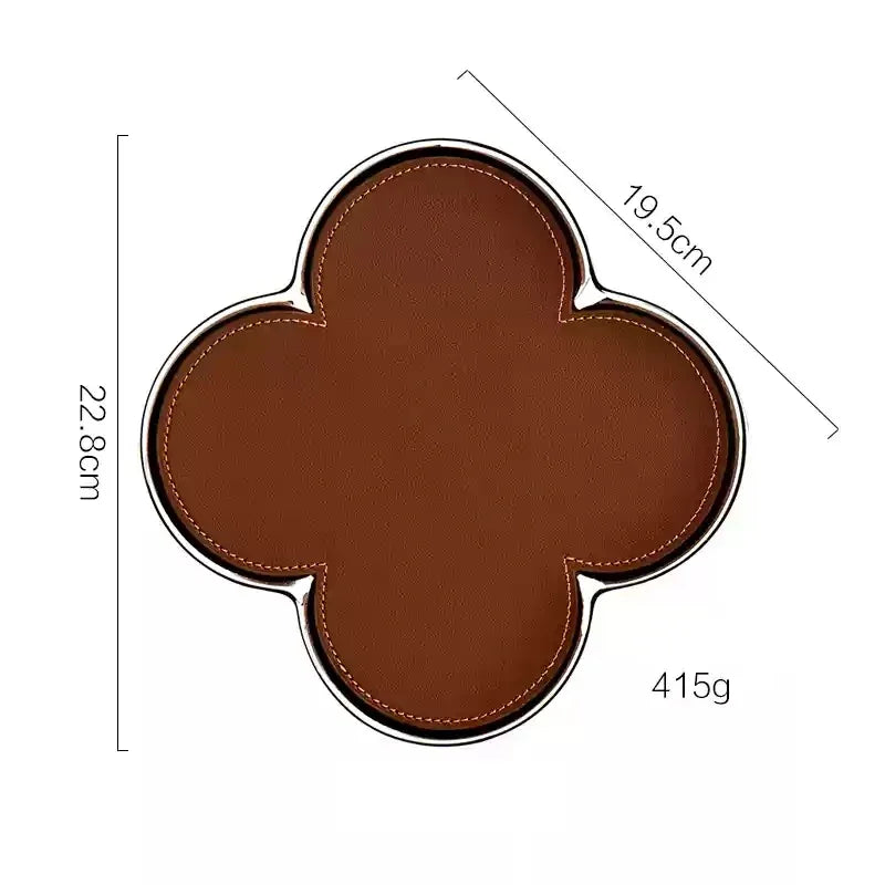 Bianca Aura – Refined Leather & Ceramic Jewelry Display Tray