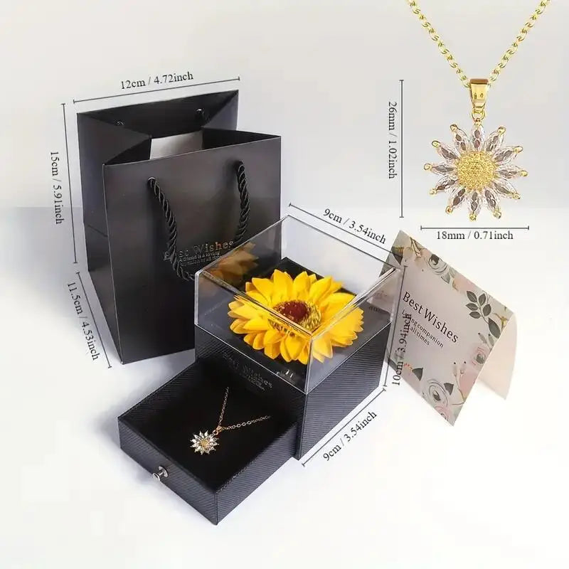 Elegant Sunflower Box for Her