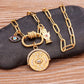 Lunivya Charm – Evil Eye & Moon Zircon Necklace