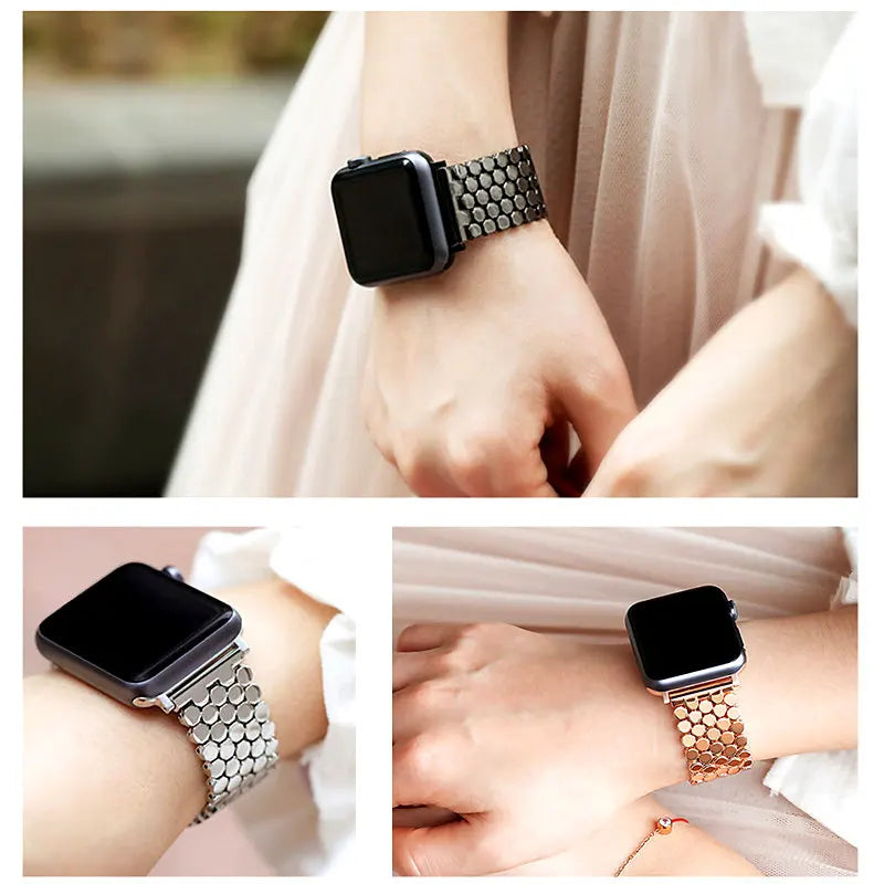 Valentina Link – Gold Plated Apple Watch Strap