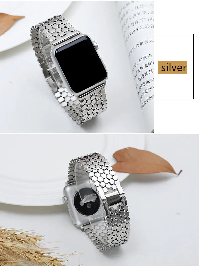 Valentina Link – Gold Plated Apple Watch Strap