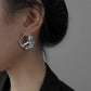 Dahlia Spark – Elegant Petal Stud Earrings