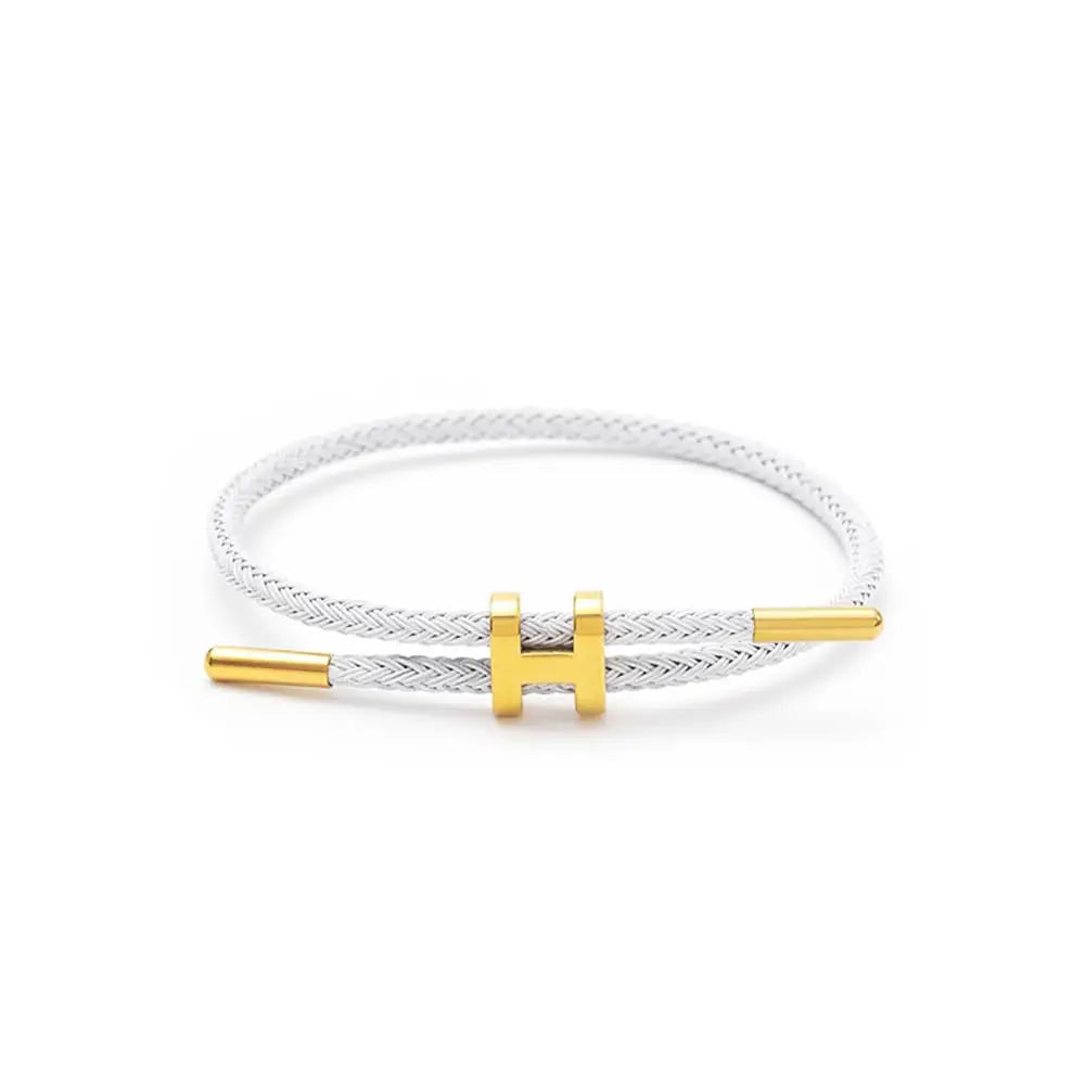 Premium H-Buckle Rope Chain Bracelet