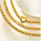 Florence Gleam – Mesh Chain Four-Leaf Flower Bracelet