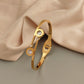 Serena Radiance – Elegant Roman Numeral Bangle