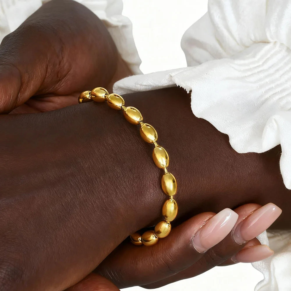Lunessa Charm – Heart Rhinestone Layered Bracelet