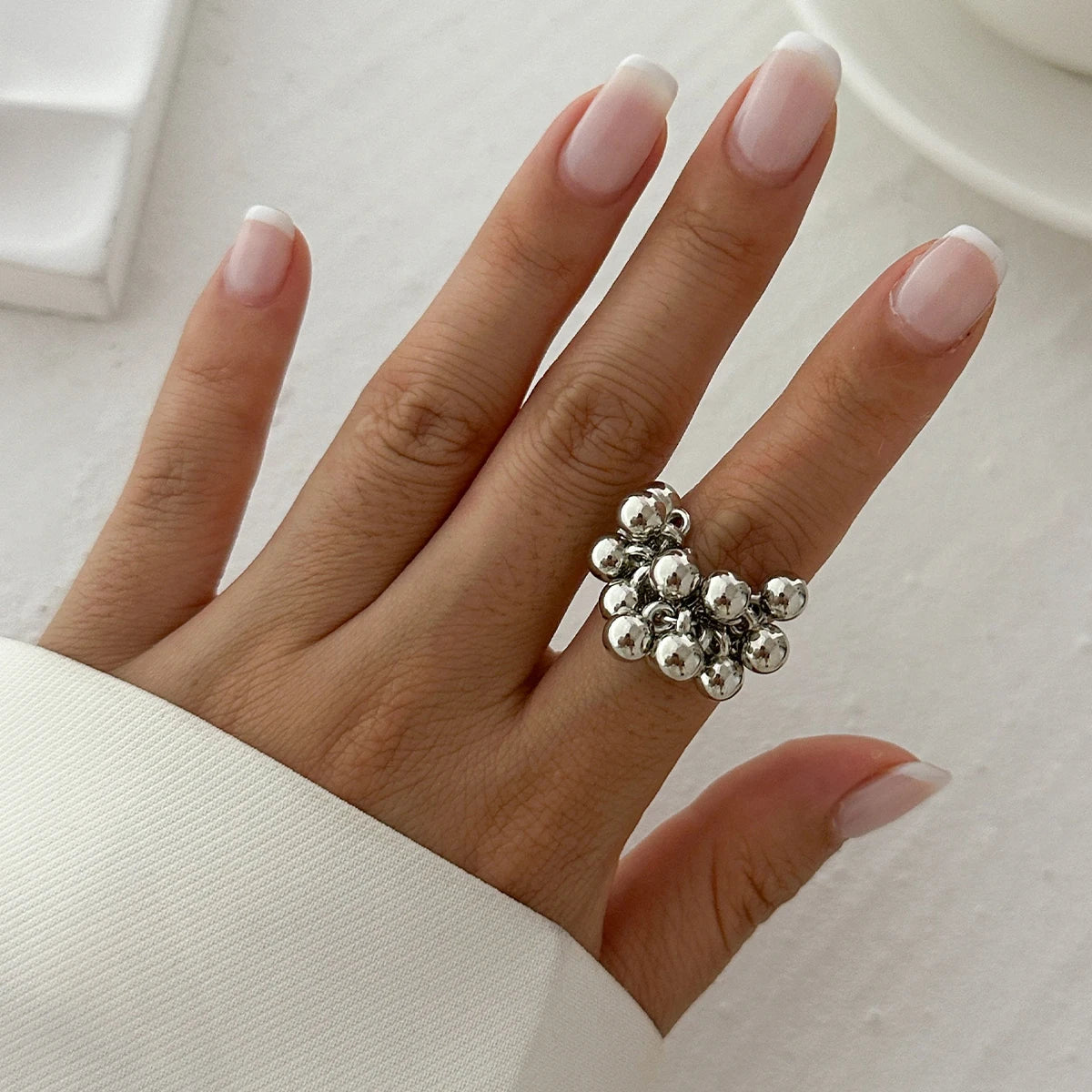 Ophelia Bloom – Rose Gold Floral Women’s Ring