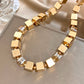 Ravienne – Bold Sculptural Gold Necklace & Bracelet