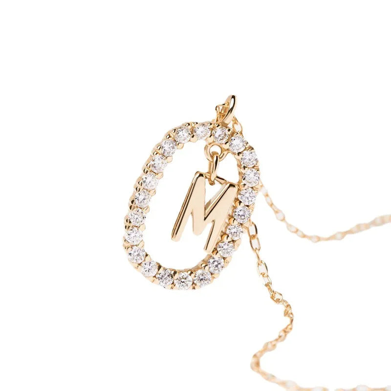 Initialisse – 925 Sterling Silver Personalised Initial Pendant Necklace ✨