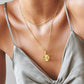 Solara Glow – Sunburst Medallion Necklace
