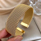Veyrisse – Vintage Braided Stainless Steel Cuff Bracelet