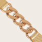 Isolde Radiance – Elastic Gold Chain Waist Belt