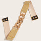 Isolde Radiance – Elastic Gold Chain Waist Belt