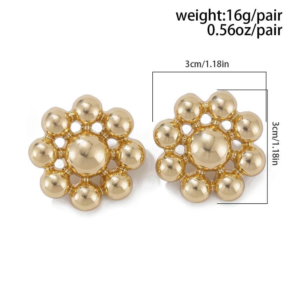 Aurora Prism – Geometric Beaded Earrings