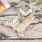 Eloise Safari - Elegant Hand Painted Zebra Jewelry Holder
