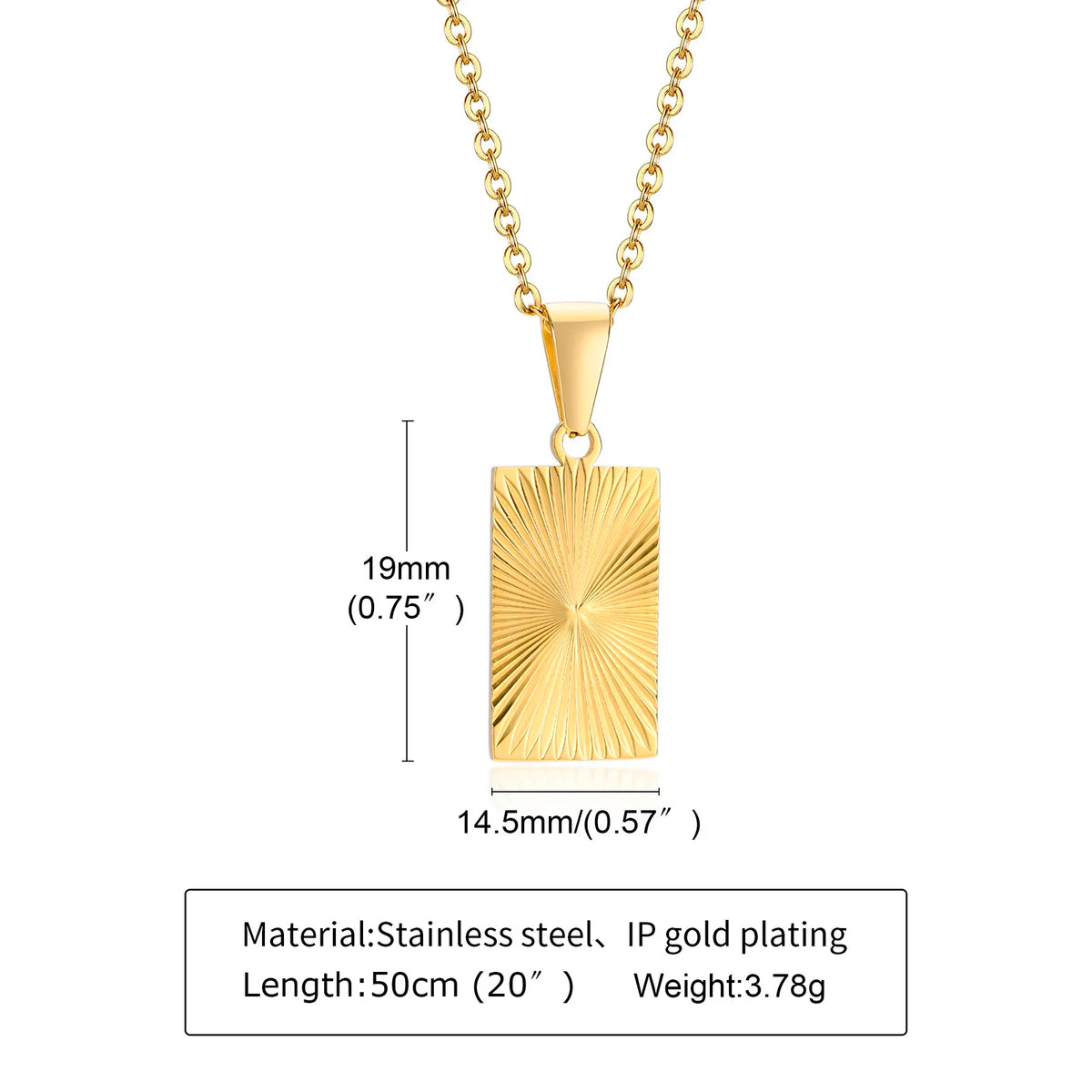 Solara Glow – Sunburst Medallion Necklace