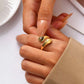 Tigressa Drop – 18K Gold Tiger Eye Statement Ring