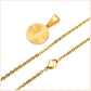 Solara Glow – Sunburst Medallion Necklace