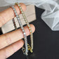 Zircona Luxe – 4mm Gold & Silver Tennis Bracelet