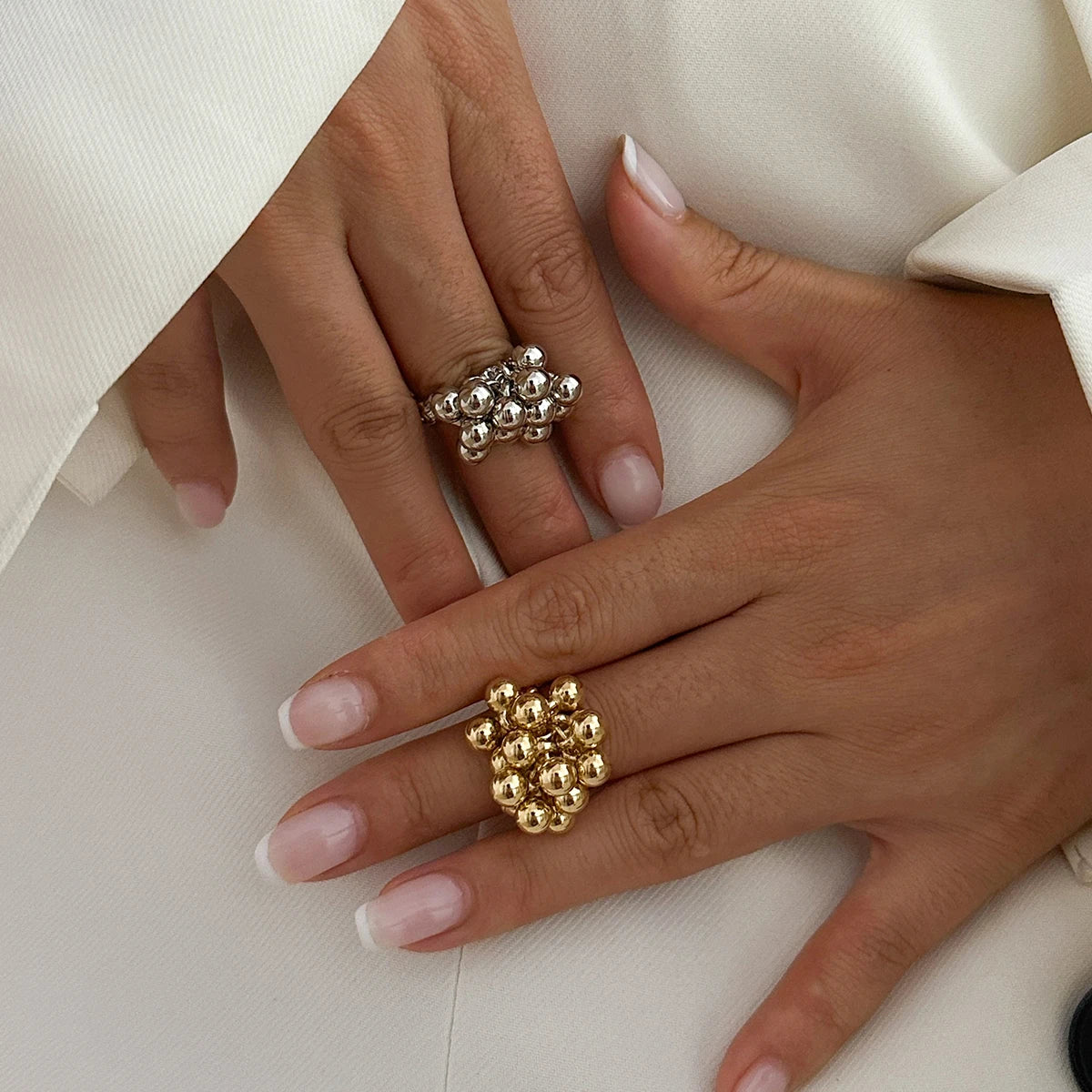 Ophelia Bloom – Rose Gold Floral Women’s Ring