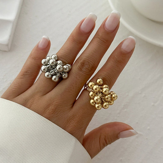 Ophelia Bloom – Rose Gold Floral Women’s Ring