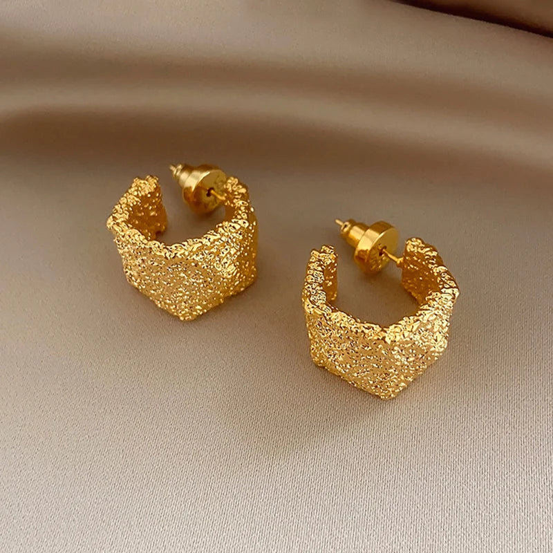 Lorelei Spark – Unique Geometric Statement Earrings