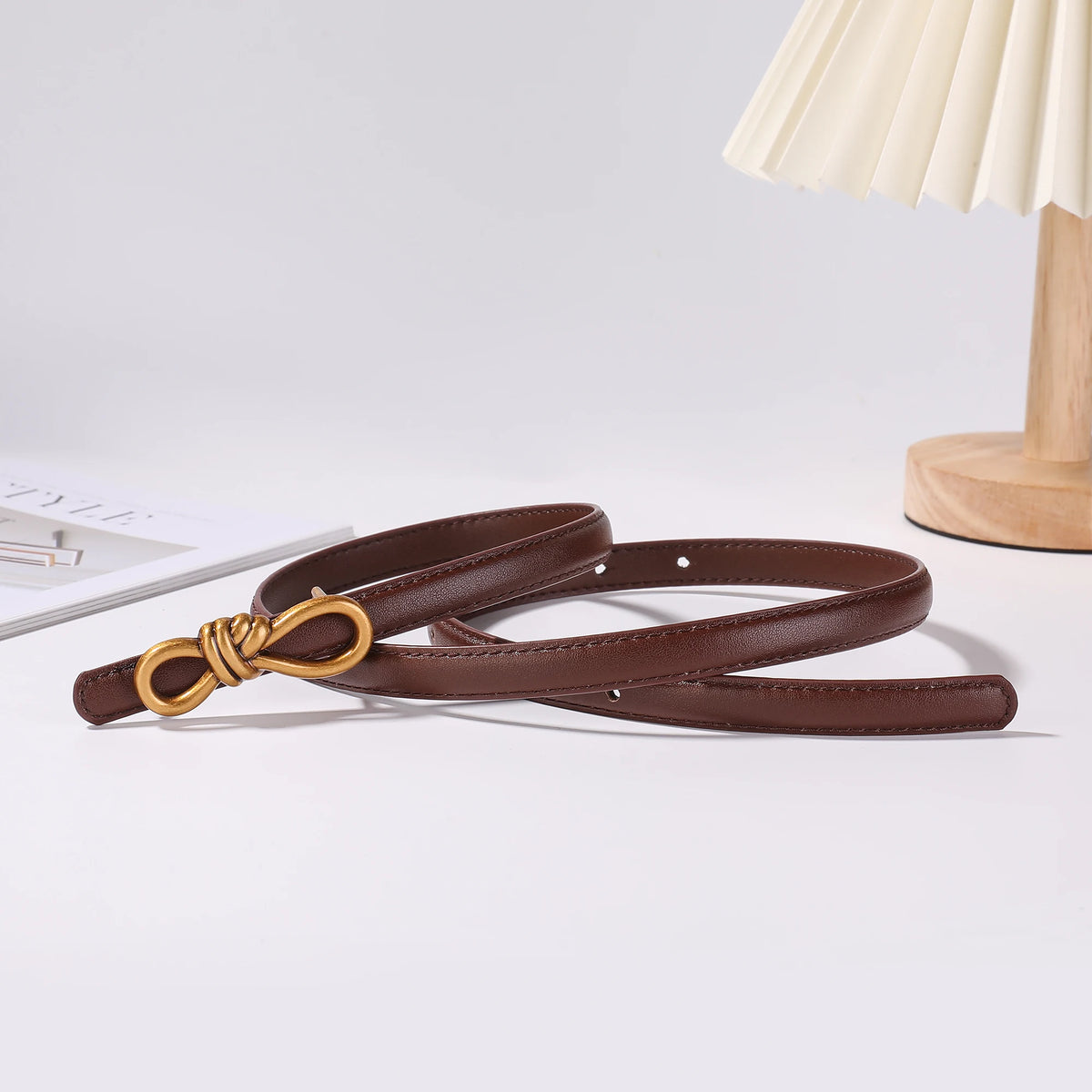 Amara Luxe – Thin Corset-Style Leather Belt