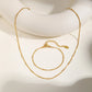 Serpella Glow – Gold-Plated Snake Bead Bracelet