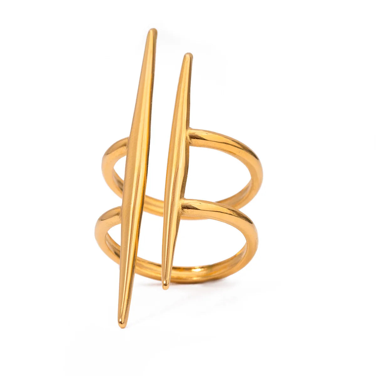 Isolde Parallel – Vintage Double Line Ring