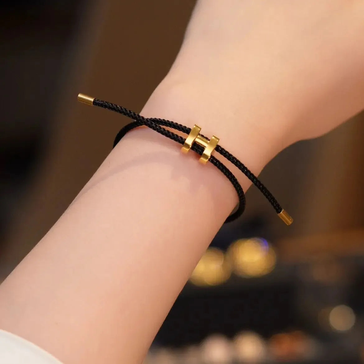Premium H-Buckle Rope Chain Bracelet