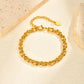 Gildora Link – 18K Gold Plated Geometric Chain Bracelet