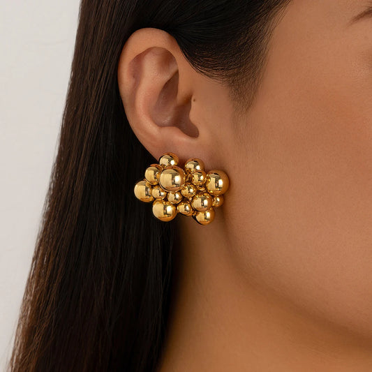Aurora Prism – Geometric Beaded Earrings