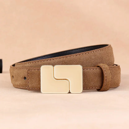 Isadora Belle – Suede Leather Waist Belt