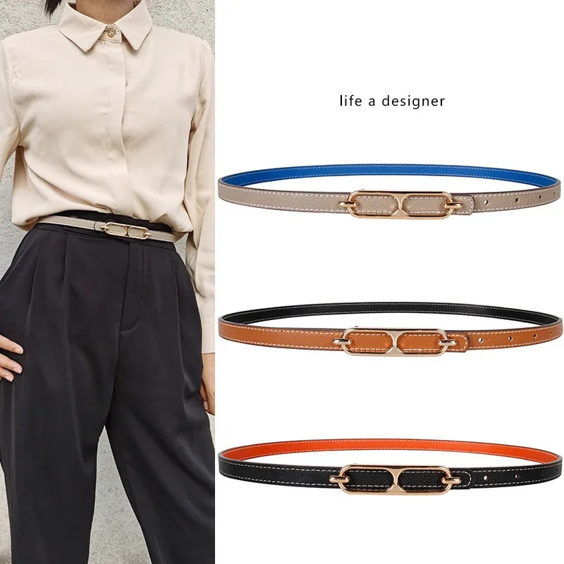 Aurora Loop – Designer Women’s Leather Belt