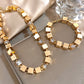 Ravienne – Bold Sculptural Gold Necklace & Bracelet