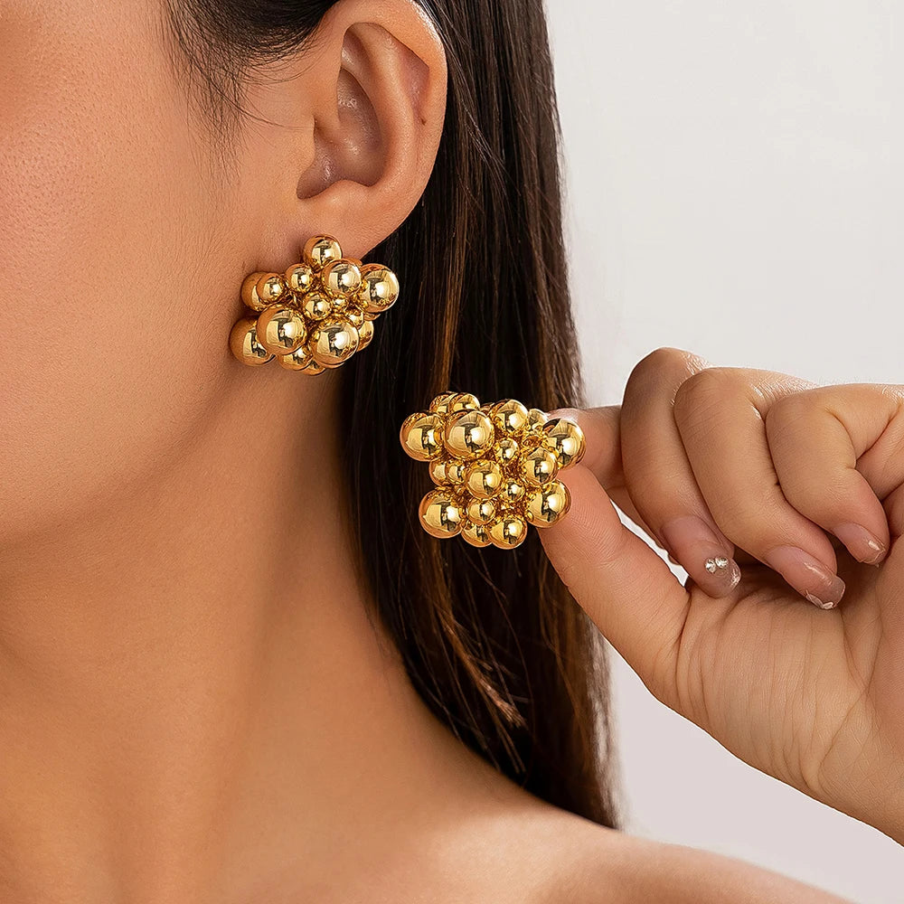Aurora Prism – Geometric Beaded Earrings