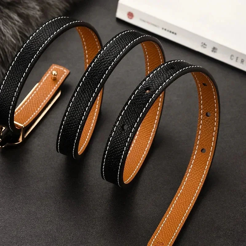 Aurora Loop – Designer Women’s Leather Belt