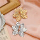 Dahlia Spark – Elegant Petal Stud Earrings