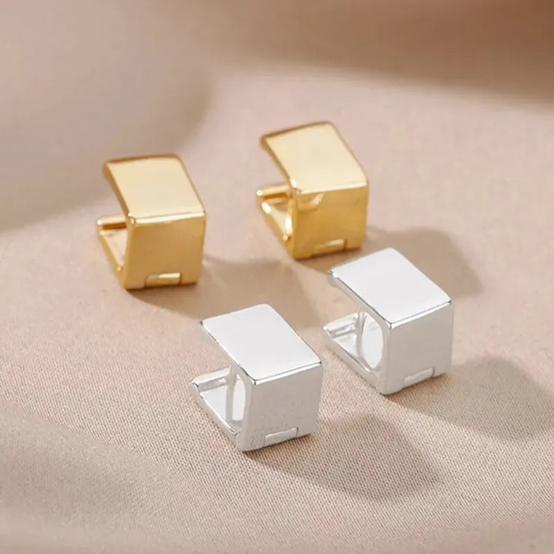 Bianca Shine – Elegant Women’s Hoop Earrings