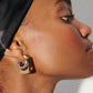 Aurivelle Duo – Mixed Gold & Silver Hoop Earrings
