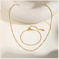 Serpella Glow – Gold-Plated Snake Bead Bracelet