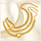 Florence Gleam – Mesh Chain Four-Leaf Flower Bracelet