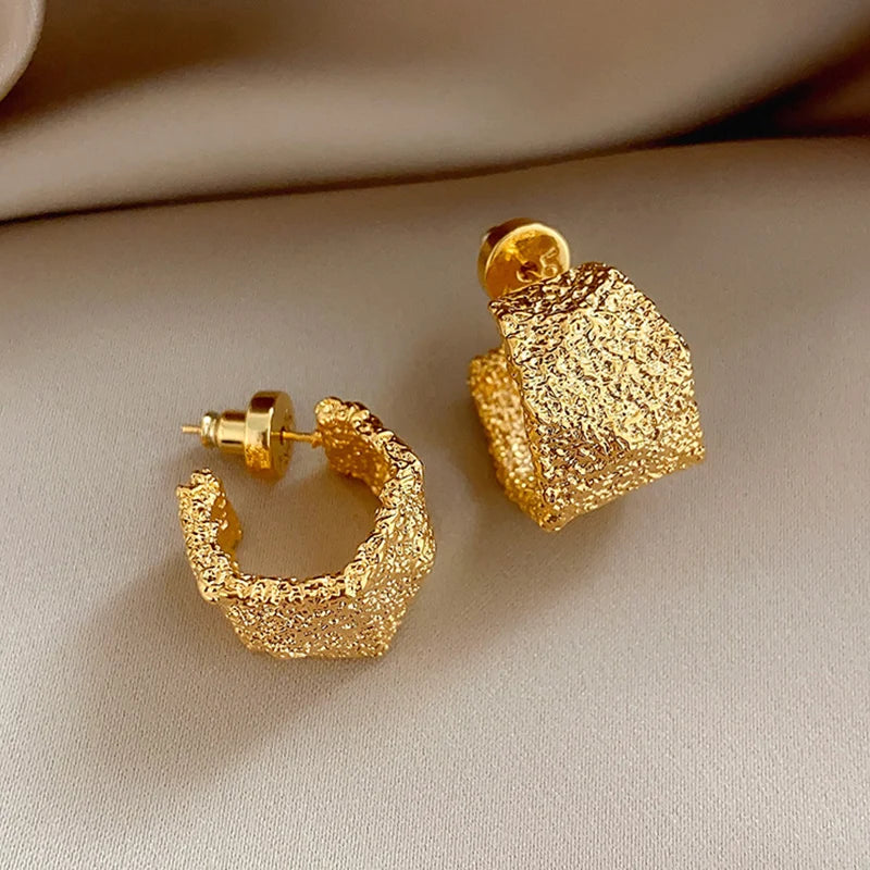 Lorelei Spark – Unique Geometric Statement Earrings