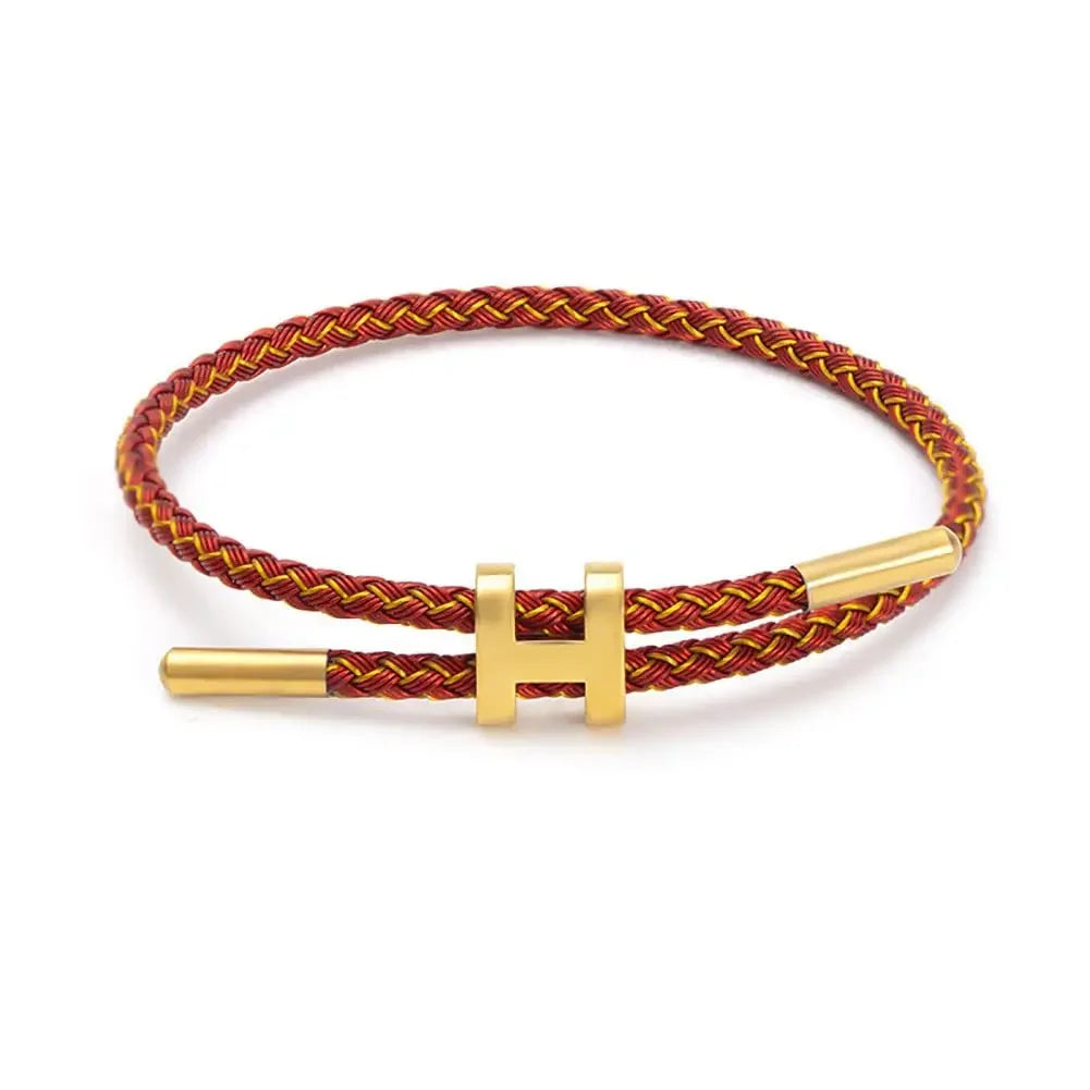 Premium H-Buckle Rope Chain Bracelet