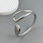 Serena Cascade - Elegant Steel Bracelet