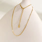 Serpella Glow – Gold-Plated Snake Bead Bracelet