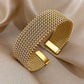 Veyrisse – Vintage Braided Stainless Steel Cuff Bracelet